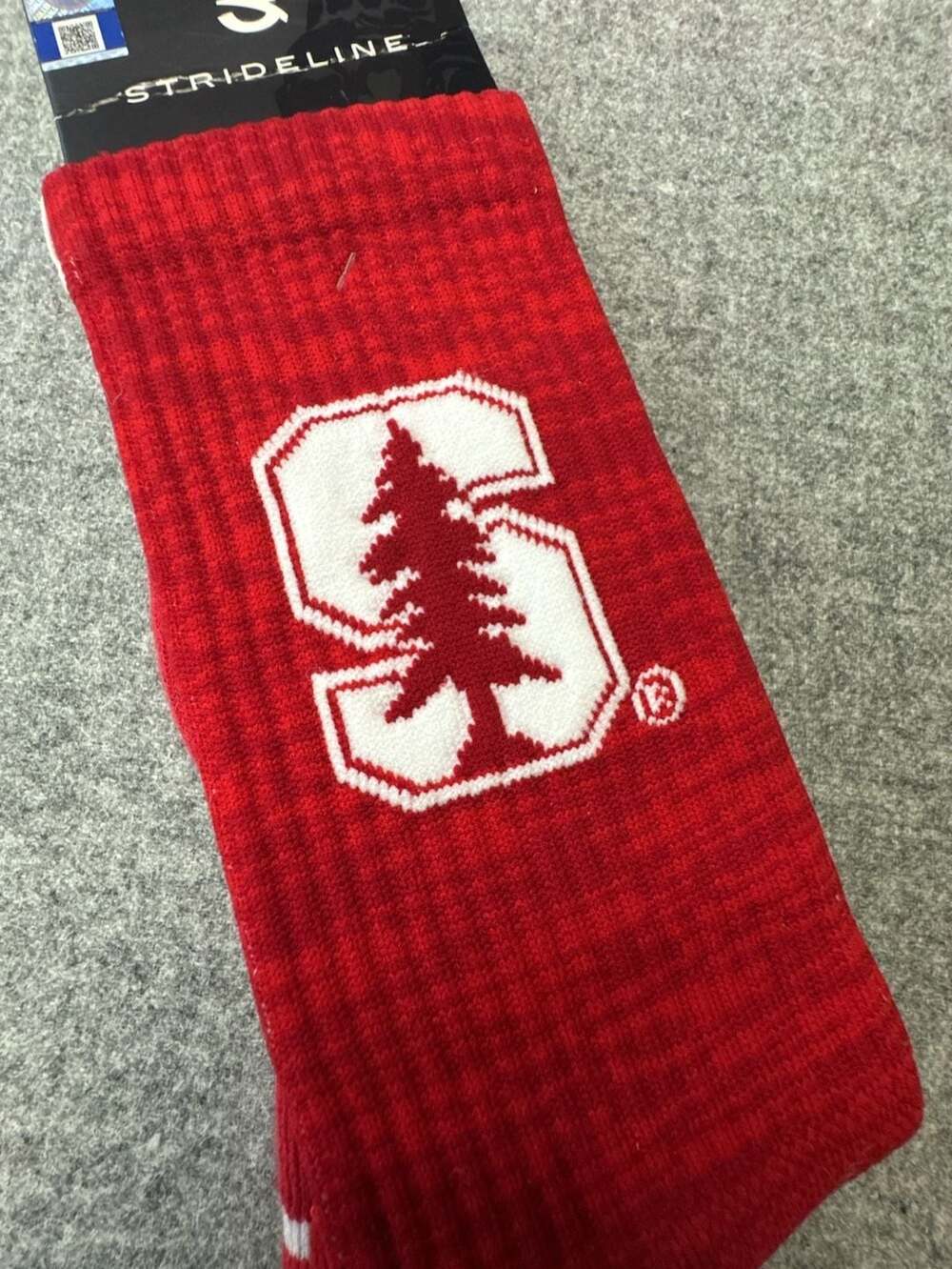 Strideline Stanford Cardinal Full Knit Crew Socks